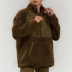 Girfriend Collective Forest Everyone Half-Zip Fleece Unisex XS